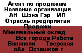 Агент по продажам › Название организации ­ АН "Шэнэ Гэр", ИП › Отрасль предприятия ­ Продажи › Минимальный оклад ­ 45 000 - Все города Работа » Вакансии   . Тверская обл.,Осташков г.